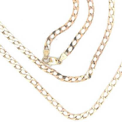 9ct yellow gold chain weighing 20.9g, unbranded jewelry chain with a classic design, shown in the product image.