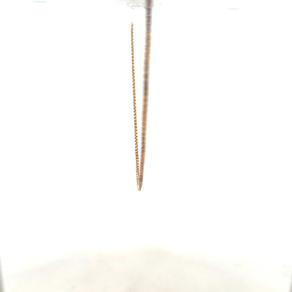 9ct yellow gold chain weighing 6.1g, unbranded jewelry chain with a classic design, shown in close-up image.