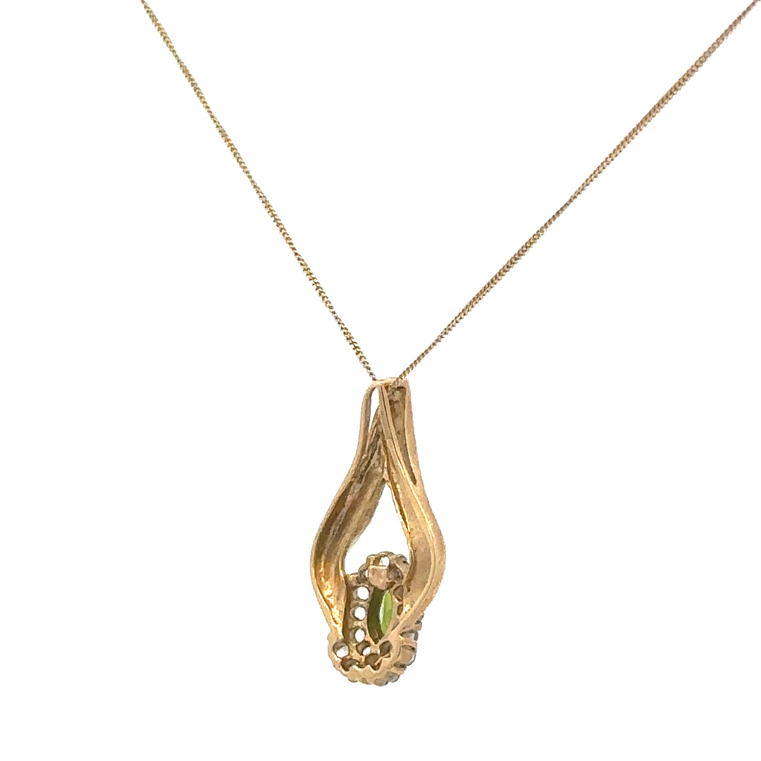 9ct yellow gold chain with matching pendant, unbranded jewelry, 3g, elegant design perfect for everyday wear