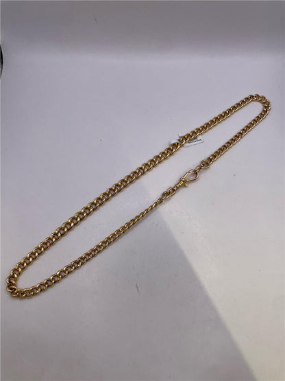 9ct yellow gold chain with a 36.8g weight, unbranded jewelry piece showing detailed gold links.