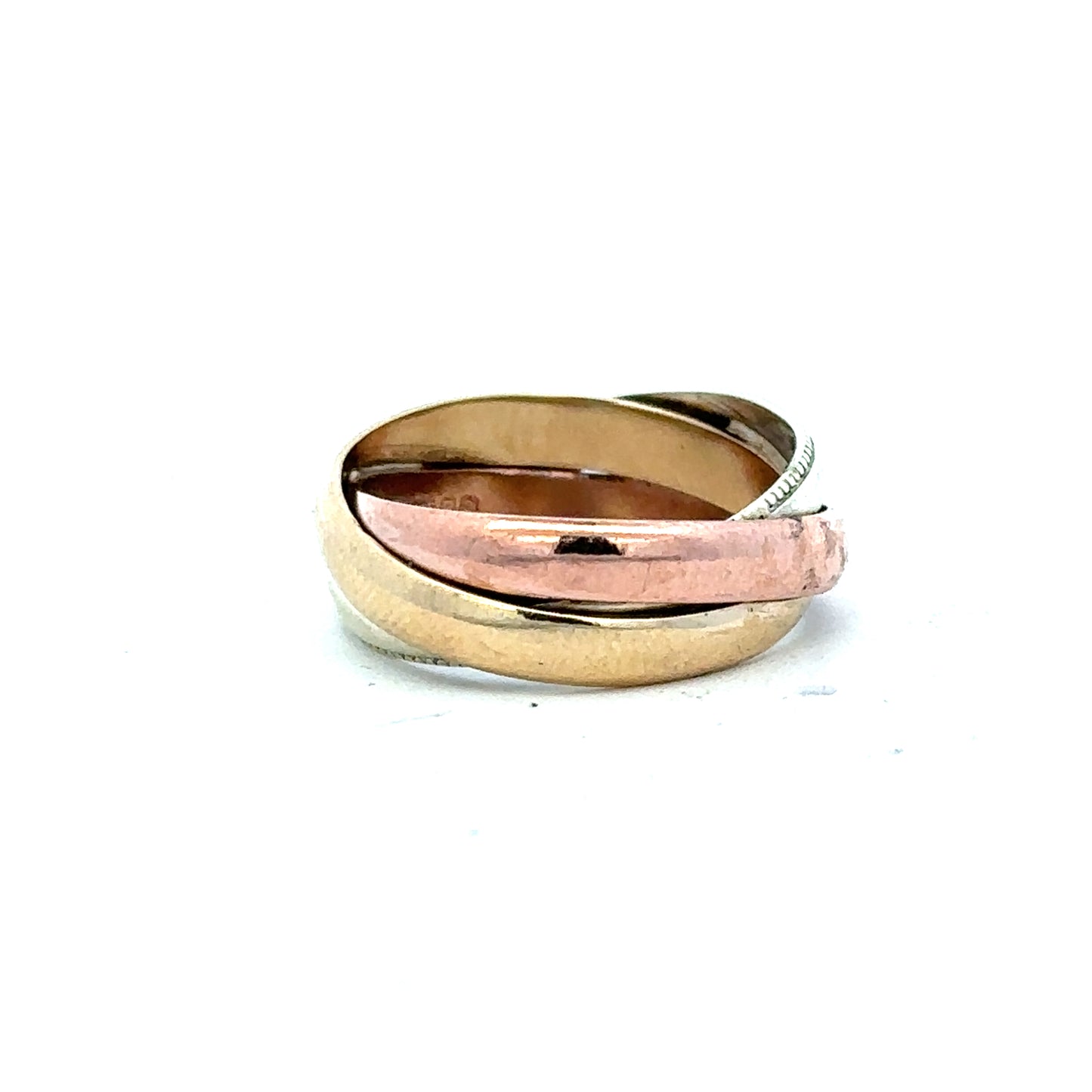 9ct yellow gold diamond ring in size K with sparkling diamonds, unbranded jewelry piece with elegant design.