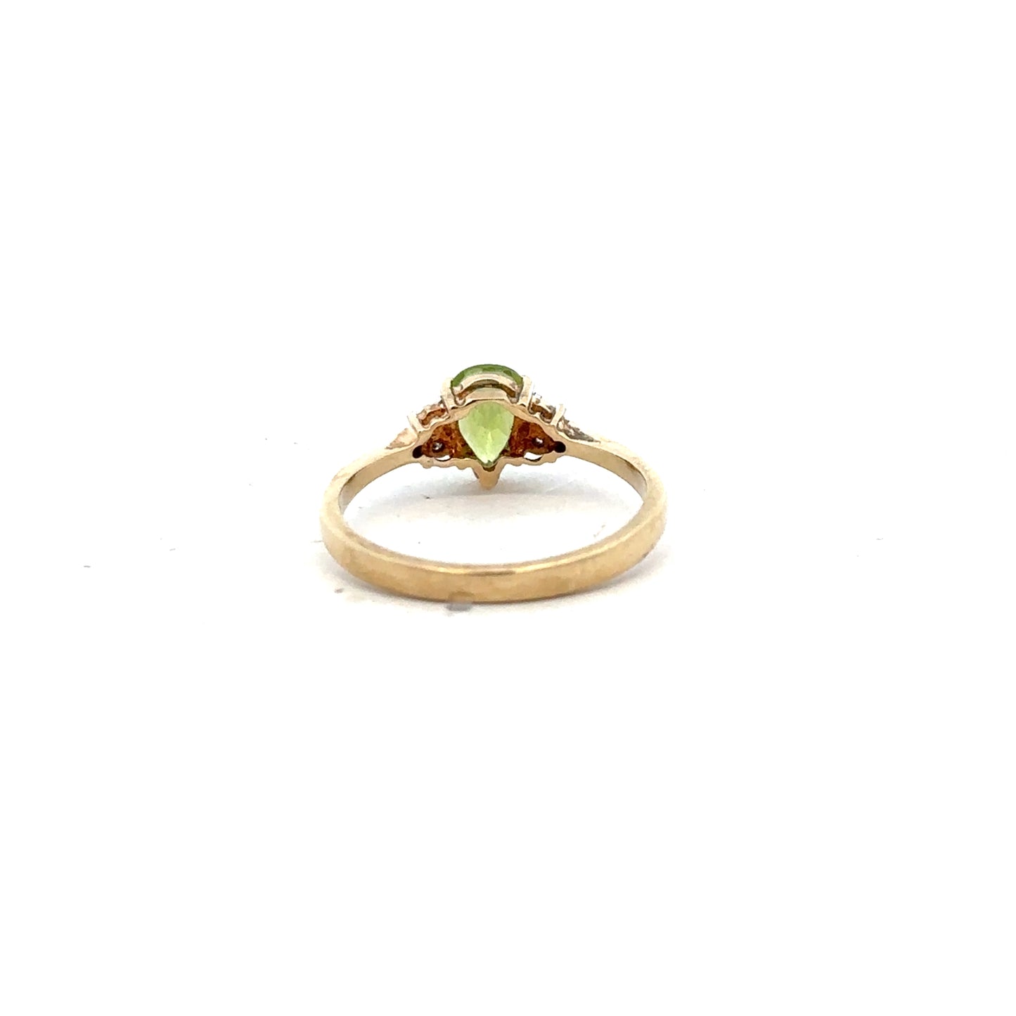 9ct yellow gold diamond ring in size N 1/2, featuring a sparkling diamond and elegant design.