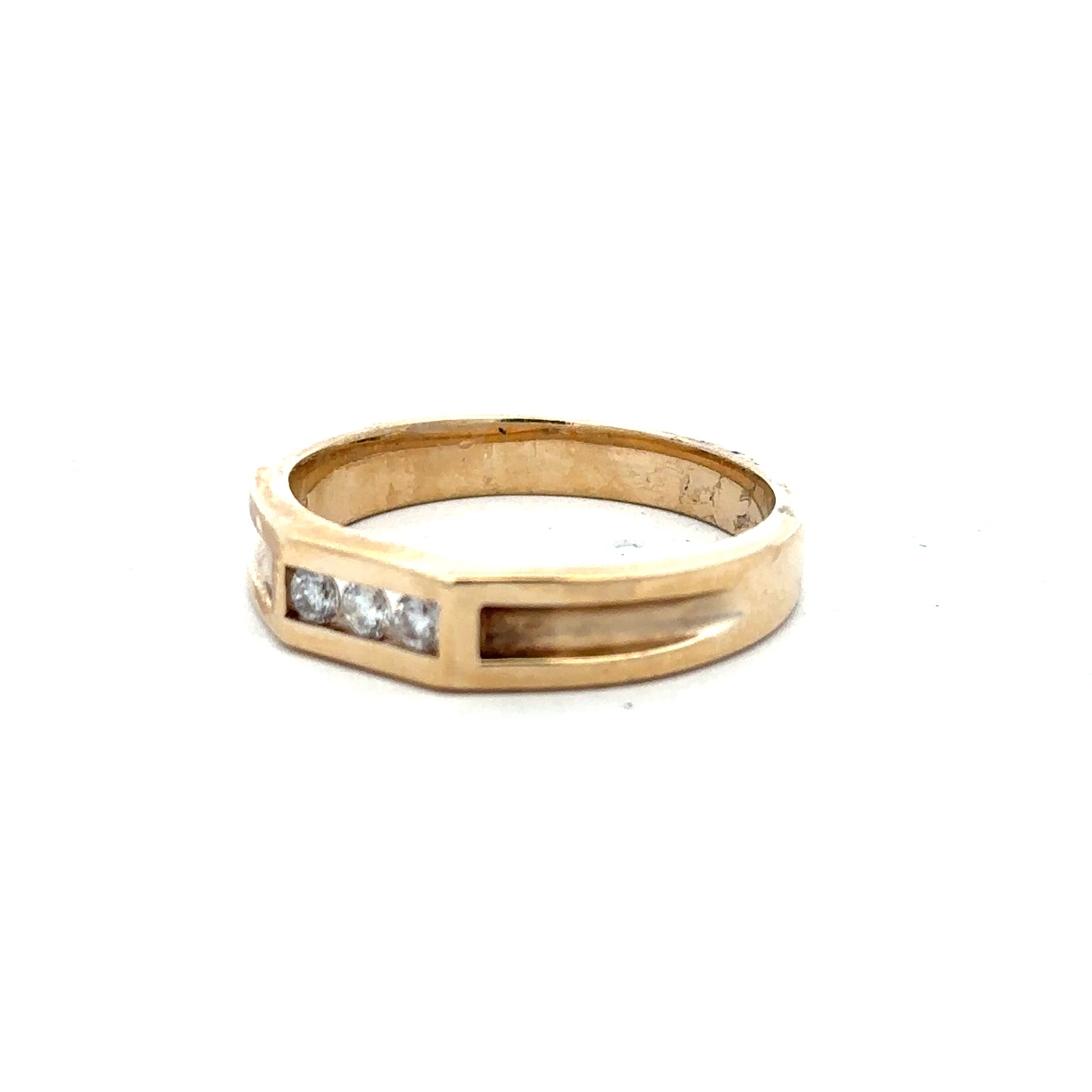 9ct yellow gold diamond ring in size Y with sparkling diamonds, unbranded jewelry piece showcasing elegant design and craftsmanship.