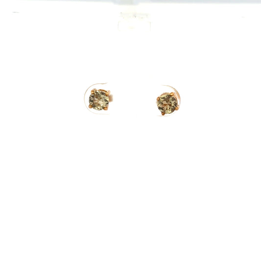 9ct yellow gold earrings weighing 1.2g, unbranded jewelry with a classic design, shown in the product image.