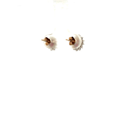 9ct yellow gold earrings weighing 1.2g, unbranded, with a classic design, shown in a close-up image.