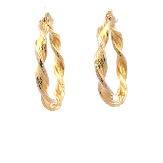 9ct yellow gold earrings weighing 1.6g, featuring a classic design, unbranded jewelry for everyday wear.