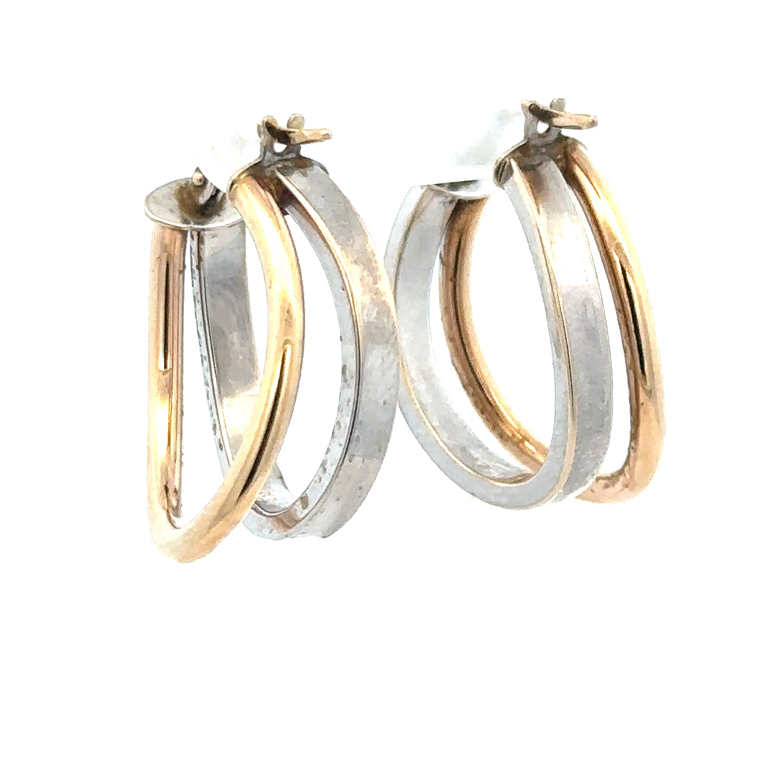 Pair of 9ct yellow gold earrings weighing 2.3g, featuring a classic and elegant design, unbranded jewelry for everyday wear