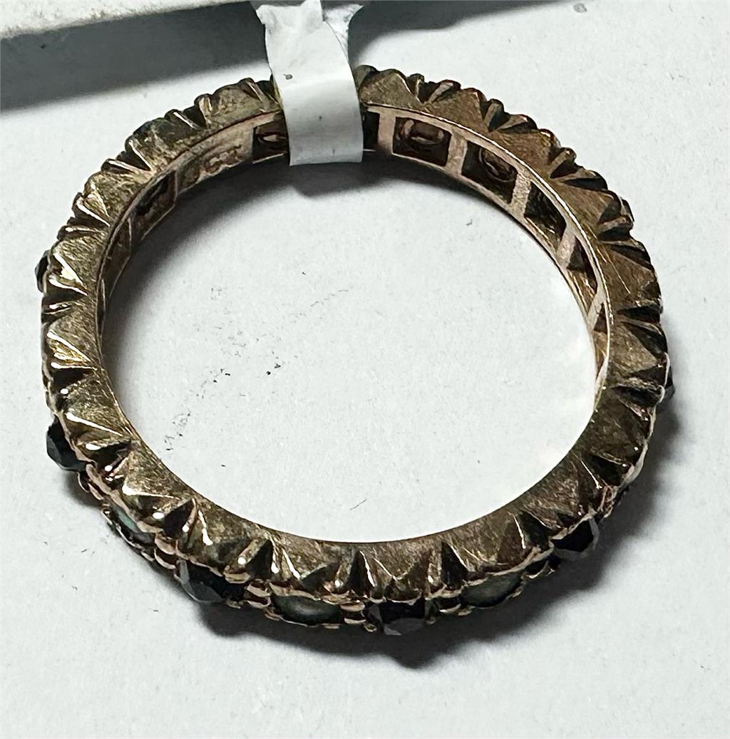 9ct yellow gold ring size I1/2 with a smooth polished band, unbranded jewelry perfect for everyday wear.