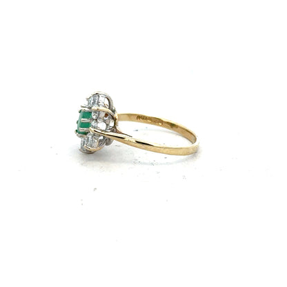 9ct yellow gold ring in size J with a smooth finish, showcasing a classic and elegant jewelry piece.