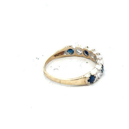 9ct yellow gold ring size J with a smooth polished finish, unbranded jewelry, showcasing elegant craftsmanship.