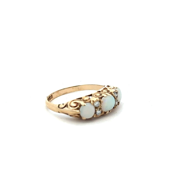 9ct yellow gold ring size L, unbranded, showcasing a smooth polished band for elegant wear.