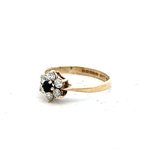 9ct yellow gold ring in size L, unbranded, featuring a smooth polished band with a classic style.