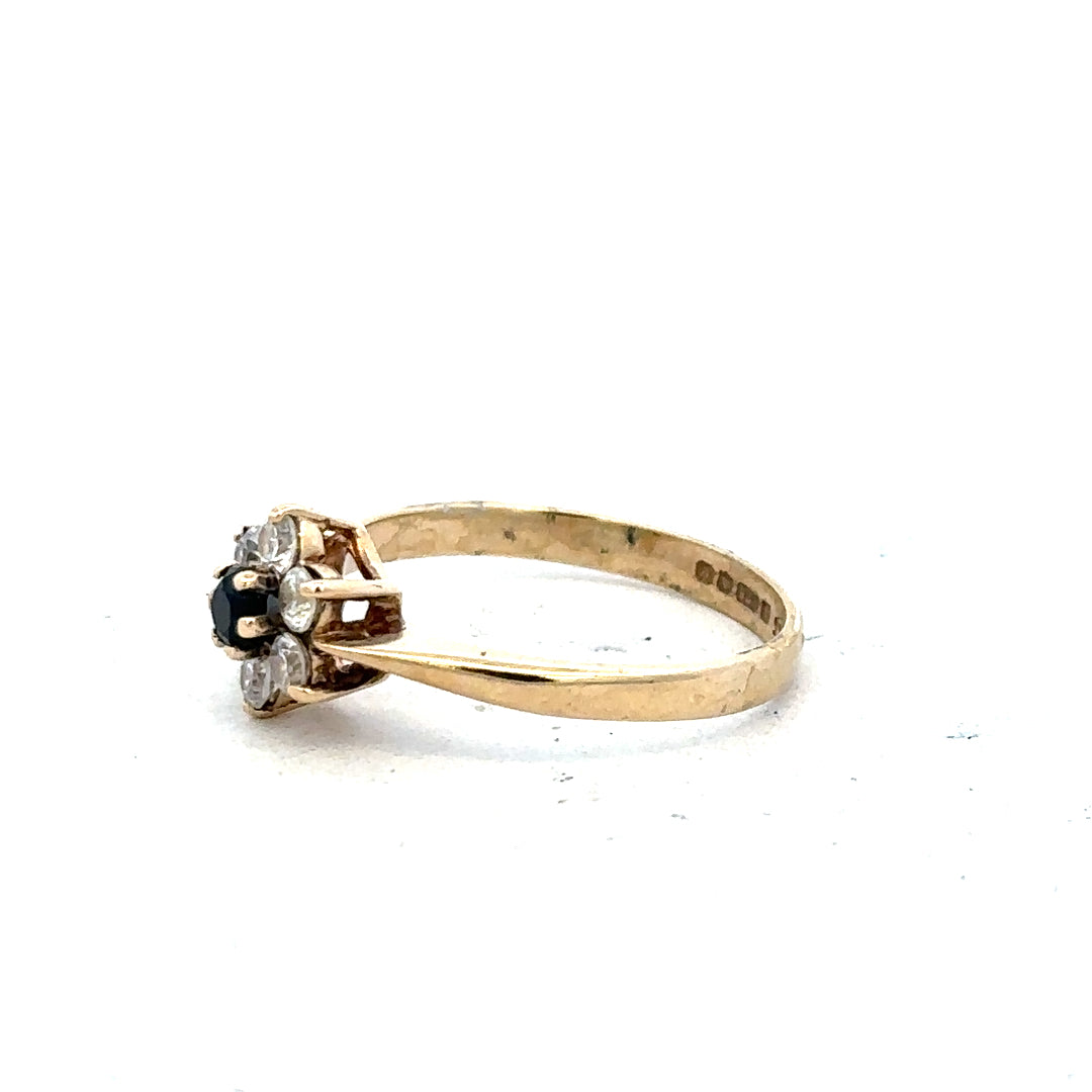 Yellow gold ring in size L, unbranded 9ct gold jewelry, featuring a simple band design.
