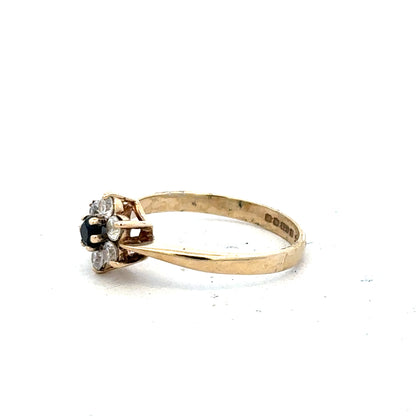 Yellow gold ring in size L, unbranded 9ct gold jewelry, featuring a simple band design.