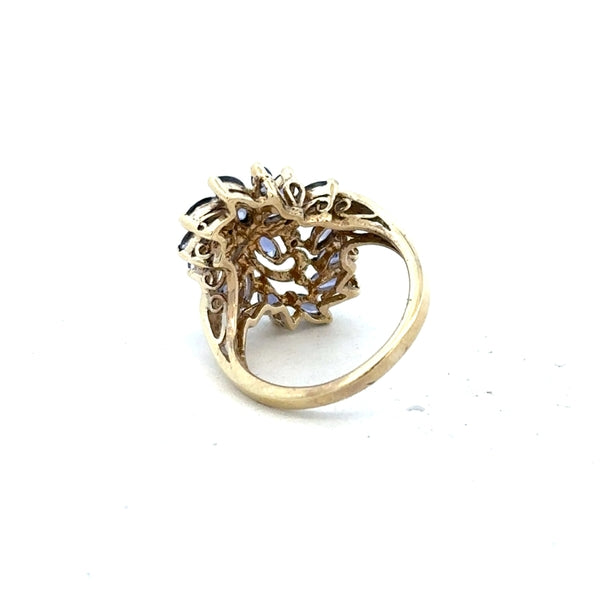 9ct yellow gold ring in size L with a smooth band, unbranded jewelry for elegant style.