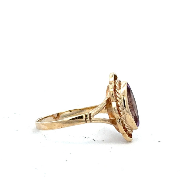 Yellow gold ring in size L with a smooth band, crafted from 9ct yellow gold, unbranded jewelry accessory.