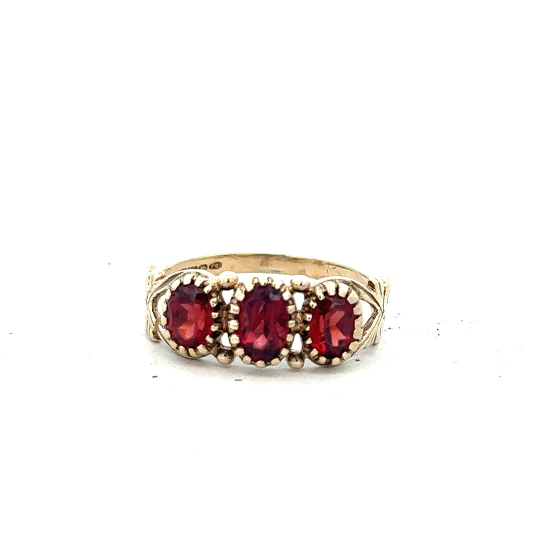 9ct yellow gold ring in size L, featuring a smooth, polished band, unbranded jewelry for elegant everyday wear.