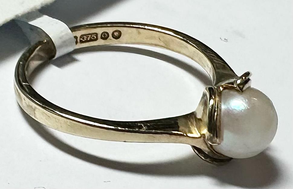 9ct yellow gold ring in size L1/2 featuring a smooth band, unbranded jewelry for elegant everyday wear.