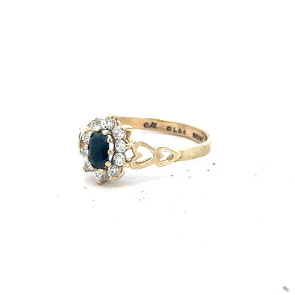 9ct yellow gold ring in size L1/2, unbranded, featuring a smooth polished band and classic design.