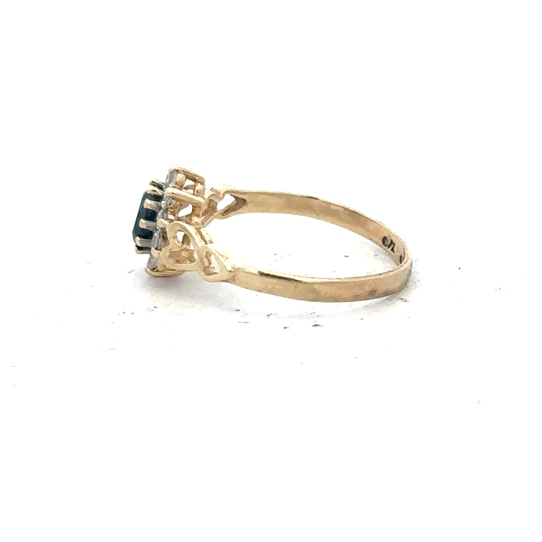 9ct yellow gold ring in size L1/2, featuring a simple and elegant design, unbranded jewelry suitable for everyday wear.