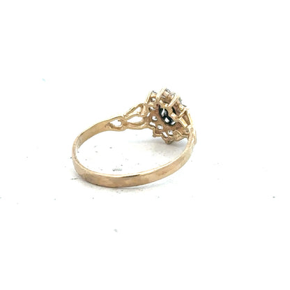 9ct yellow gold ring in size L1/2, featuring a smooth band design, unbranded jewelry accessory.