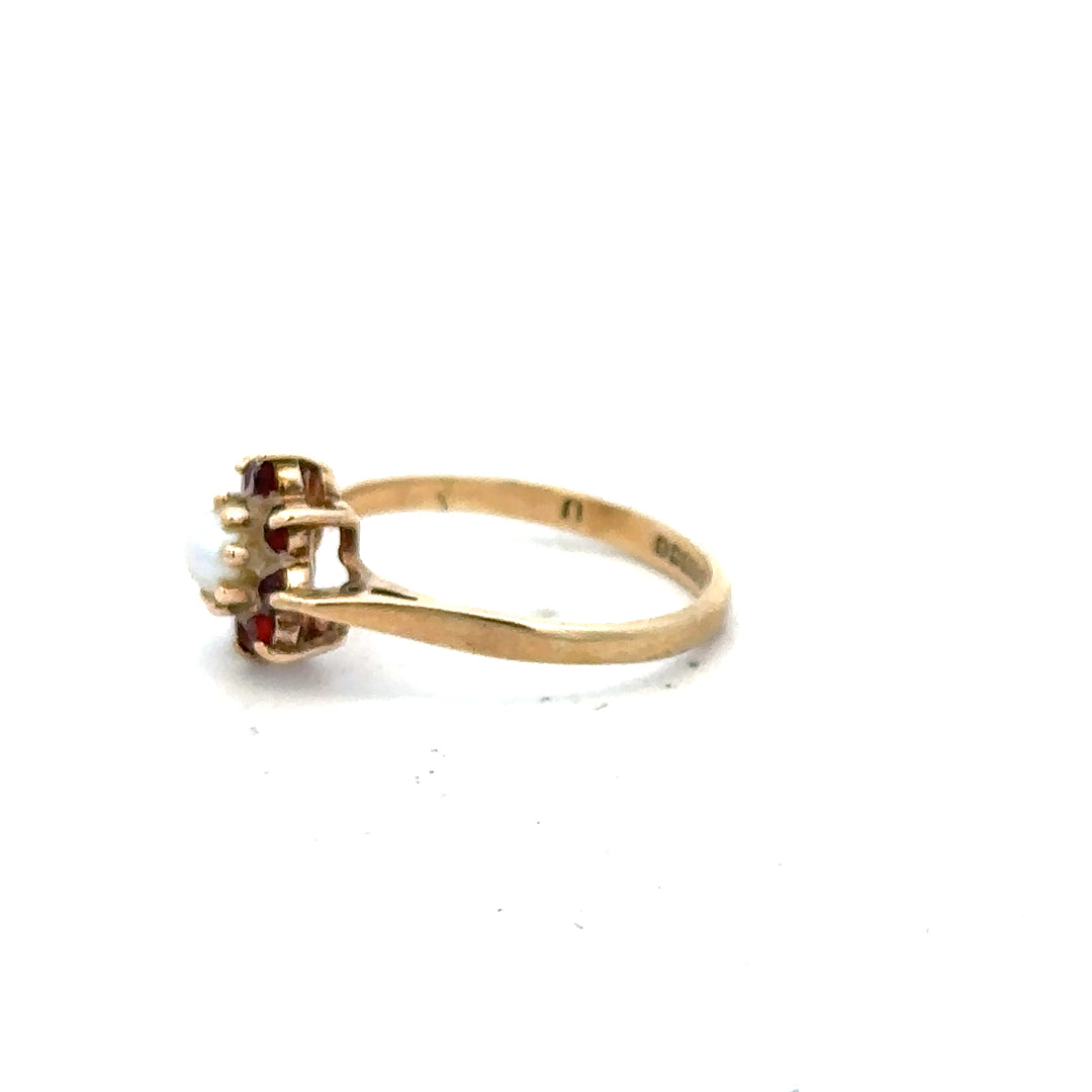9ct yellow gold ring in size L1/2 with a smooth band, unbranded jewelry, showcasing fine craftsmanship and shiny finish.