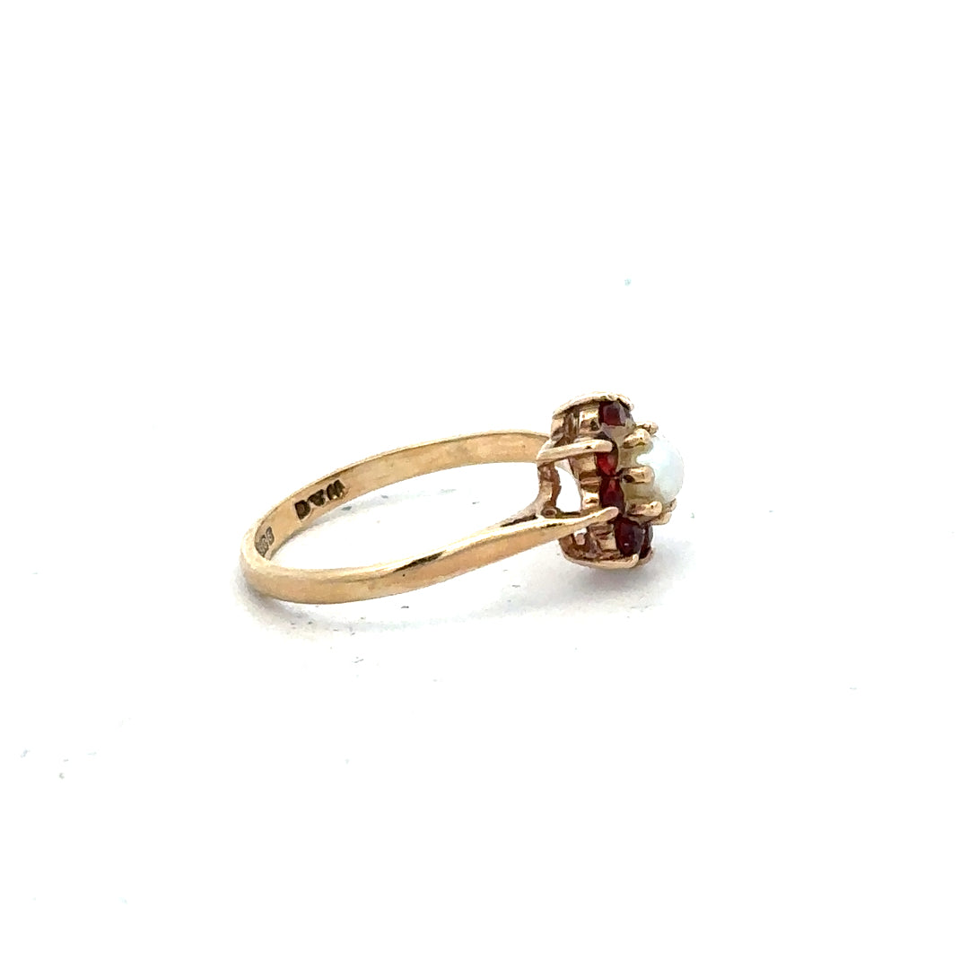 9ct yellow gold ring size L1/2 with a smooth band, unbranded jewelry displayed on a neutral background.