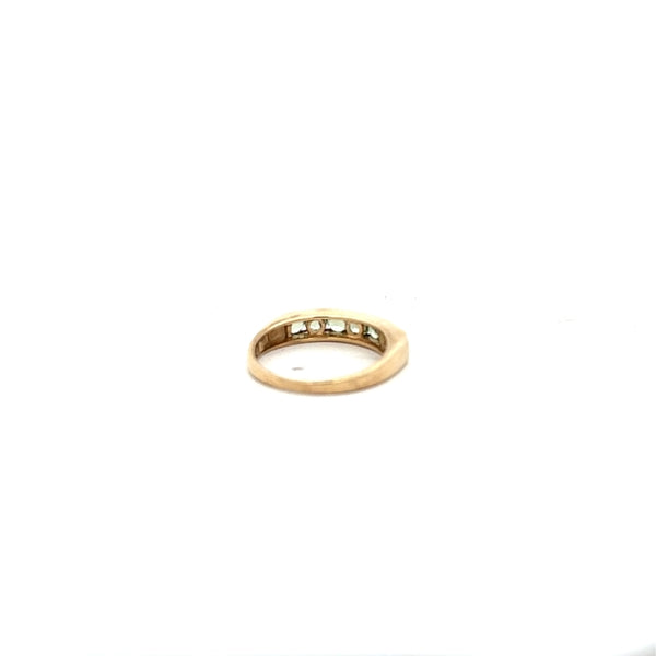 Yellow gold ring in size M, unbranded 9ct gold jewelry with a smooth band design.