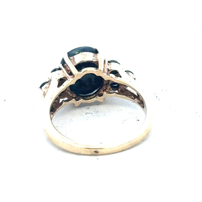 9ct yellow gold ring in size M1/2 featuring a simple band design, unbranded jewelry piece perfect for everyday wear.