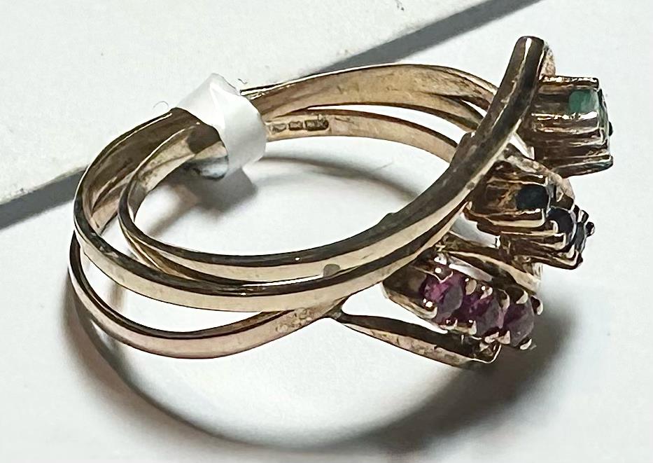 9ct yellow gold ring in size N, unbranded, with a smooth polished band ideal for everyday wear.