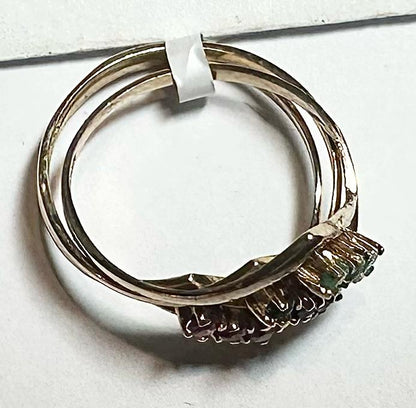 9ct yellow gold ring size N with a smooth band, unbranded jewelry, showcasing a shiny, polished finish in the image.