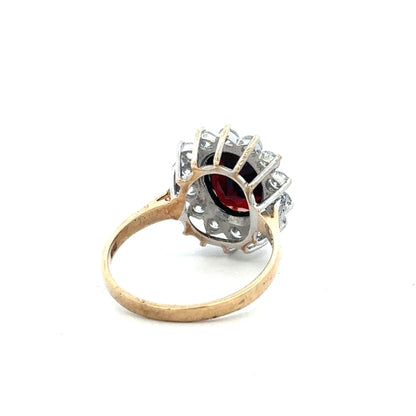 9ct yellow gold ring in size N with a simple smooth band, unbranded, showcasing elegant jewelry craftsmanship.