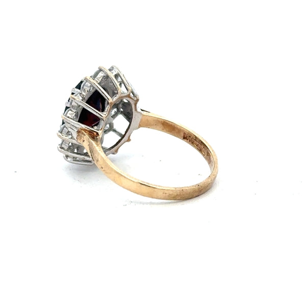 9ct yellow gold ring, size N, unbranded, with a smooth polished band suitable for everyday wear.