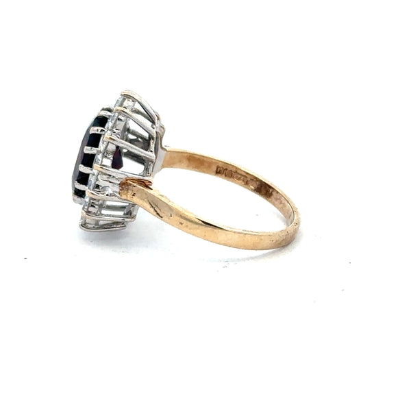 9ct yellow gold ring in size N with a smooth band, unbranded, showcasing a classic and elegant jewelry design.