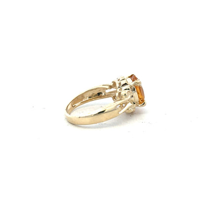 9ct yellow gold ring in size N with a simple band design, unbranded jewelry shown in the image.