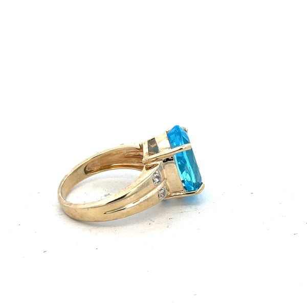 9ct yellow gold ring in size N with a smooth band, unbranded jewelry designed for elegant everyday wear