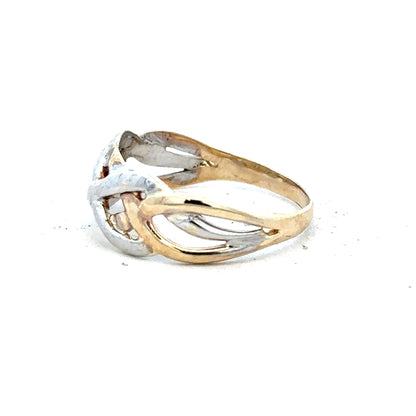 9ct yellow gold ring size N with a polished smooth band, unbranded jewelry accessory for elegant style.