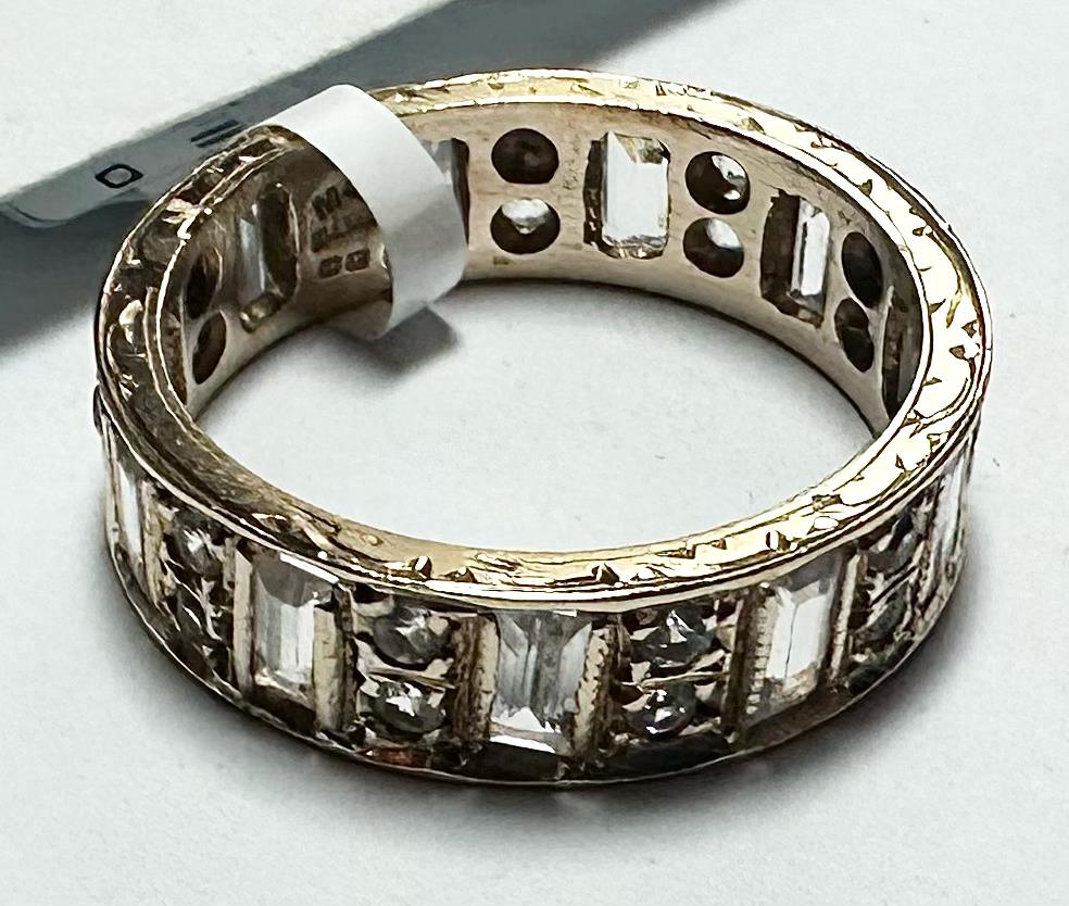 9ct yellow gold ring size N1/2, unbranded, close-up image showing the smooth polished band and classic design.