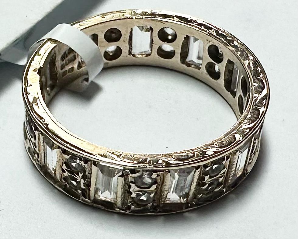 9ct yellow gold ring in size N1/2, featuring a smooth polished band, unbranded jewelry piece for women or men.