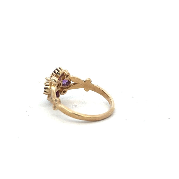 9ct yellow gold ring in size N 1/2, featuring a smooth polished band, unbranded, with a classic elegant design.