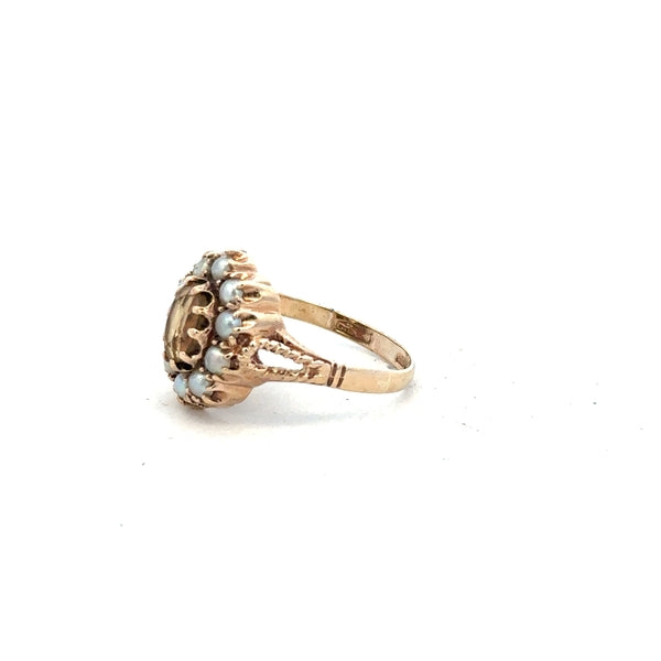 9ct yellow gold ring size N1/2, unbranded jewelry, close-up of classic gold band with smooth finish