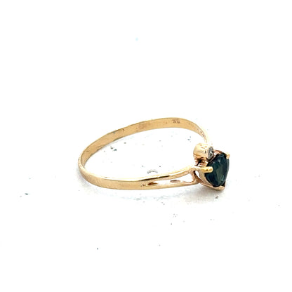 9ct yellow gold ring in size N1/2, unbranded, featuring a smooth polished band suitable for everyday wear.