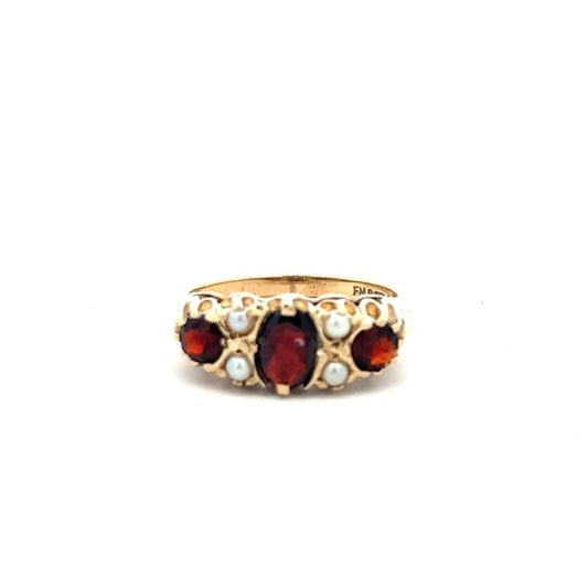 9ct yellow gold ring in size O with a smooth, polished finish, showcasing a classic unbranded jewelry design.