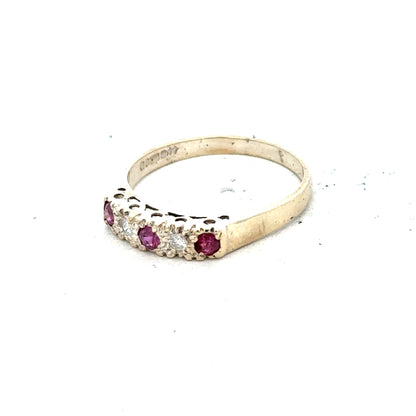 9ct yellow gold ring in size O with a simple band, unbranded, showcasing its polished finish and classic design.