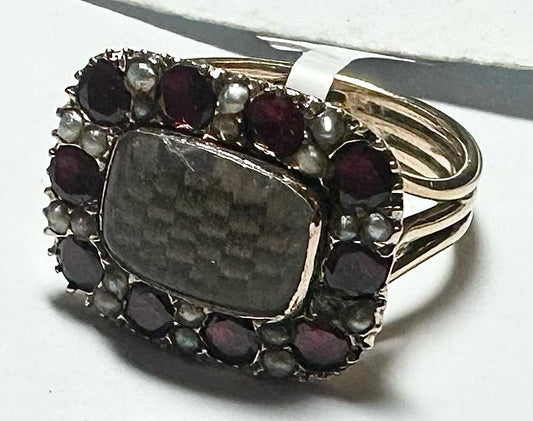 9ct yellow gold ring size O1/2, unbranded jewelry with a smooth polished finish, shown in a close-up image.