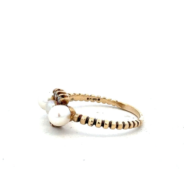 9ct yellow gold ring in size P with a simple, elegant band, unbranded jewelry showcasing classic gold craftsmanship.