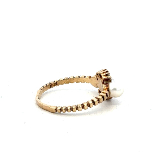 9ct yellow gold ring in size P with a smooth band design, unbranded jewelry piece.