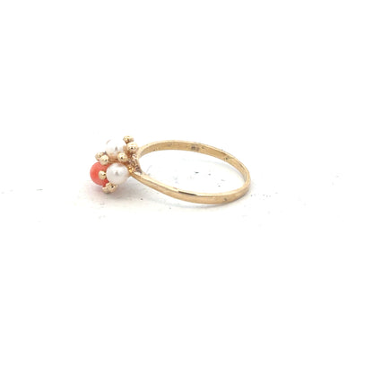 9ct yellow gold ring in size Q, unbranded, showcasing a smooth polished band with a simple elegant design.