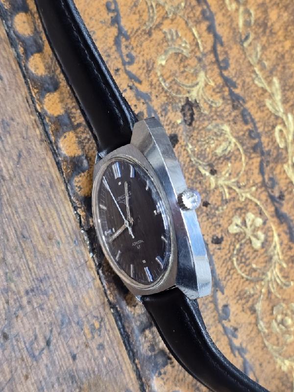 Unbranded Longines 1972 Munich Olympics watch with a classic design and Olympic logo on the dial.