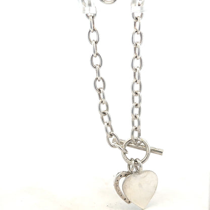 Silver bracelet weighing 19.5g with intricate design, crafted for stylish wear, unbranded jewelry accessory.